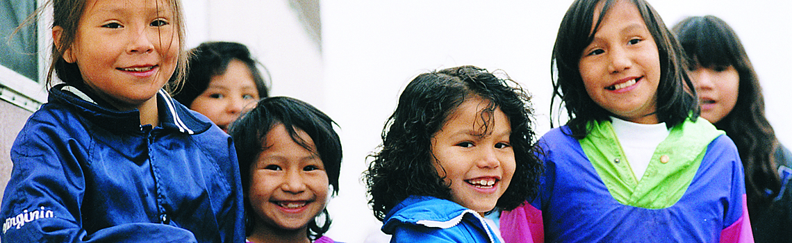 Children from the Lubicon Cree Nation