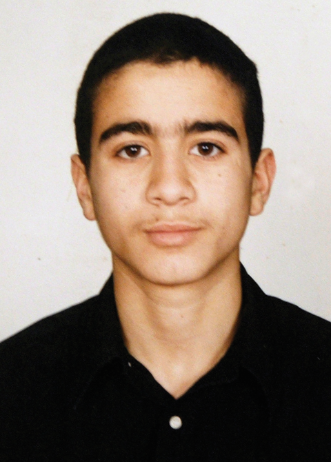 Omar Khadr at the age of 14.