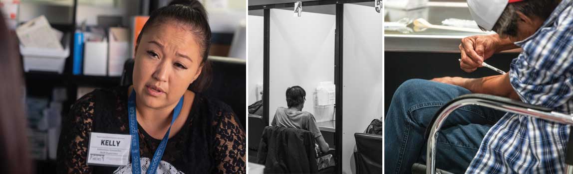 inside a supervised consumption site