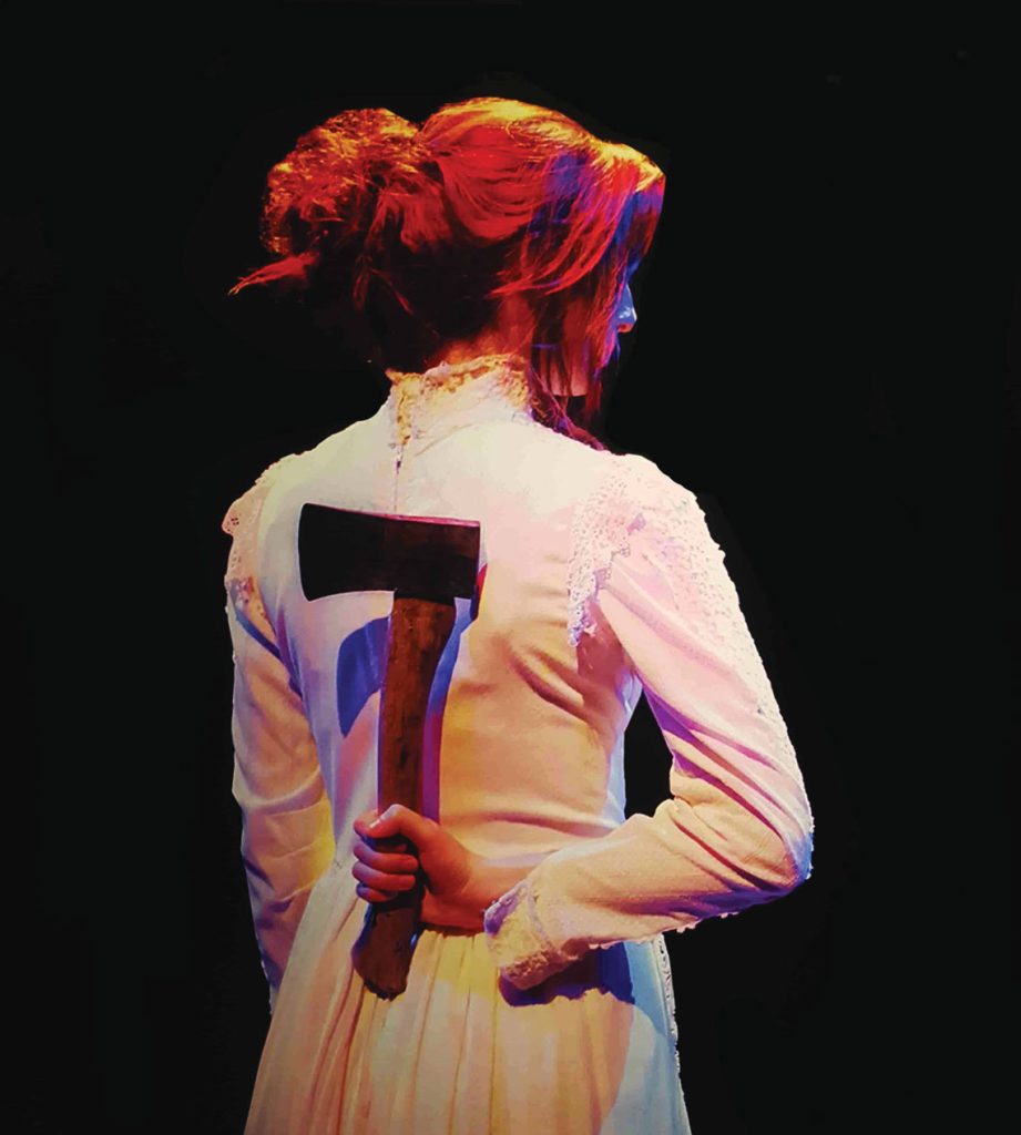 Nicole Garies as Lizzy Borden in Blood Relations