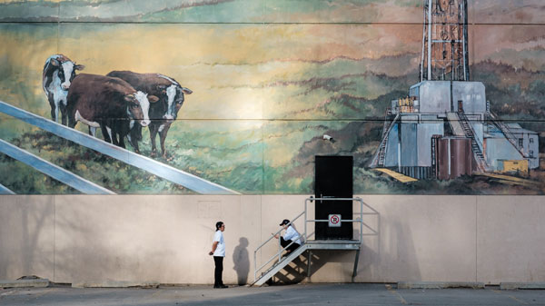 Chris Toombes, Looking down