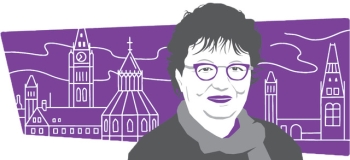 Illustrated image. of Paula Simons Senator