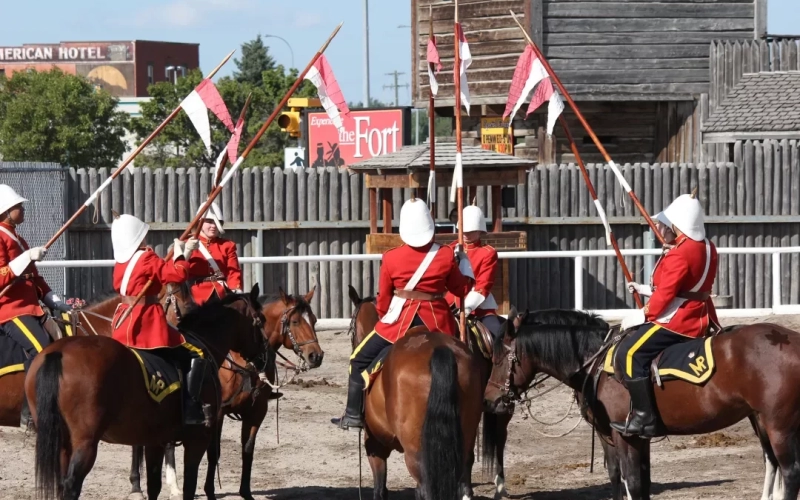 NWMP Musical Ride at The Fort